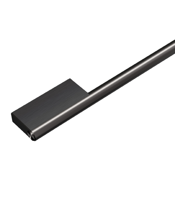 Contemporary Brushed Black Handle, 60cm, pdp