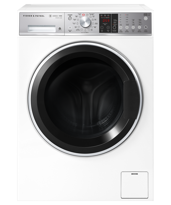 10kg Series 9 Front Loader Washer, Steam Care, pdp