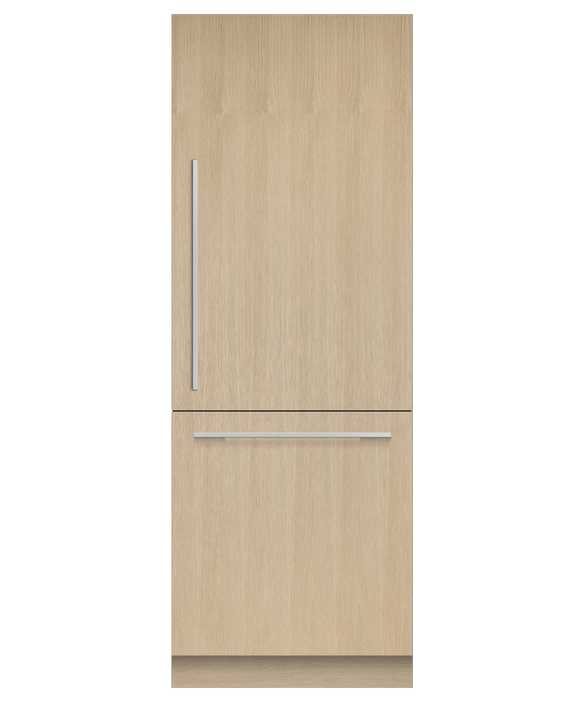 嵌入式冷藏冷冻冰箱，76cm，自动制冰和冰水, pdp