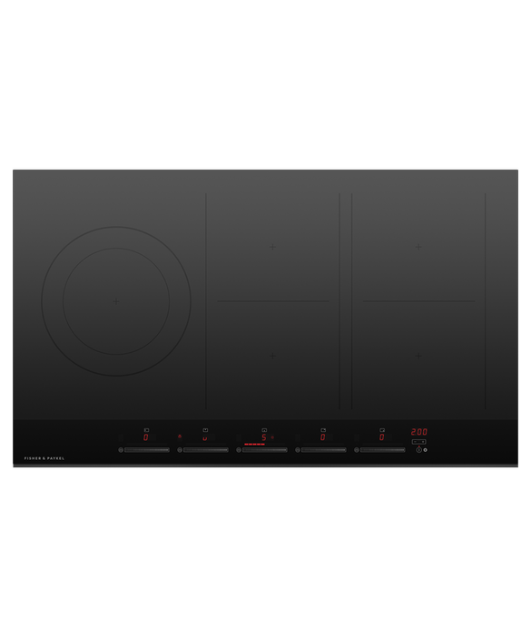 90cm Series 7 5 Zone Induction Cooktop, 2 SmartZones, pdp