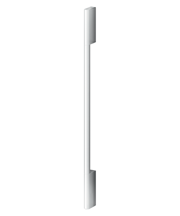 Contemporary Round Handle Kit for Integrated Bottom Freezer Refrigerator Freezer, 91cm, pdp