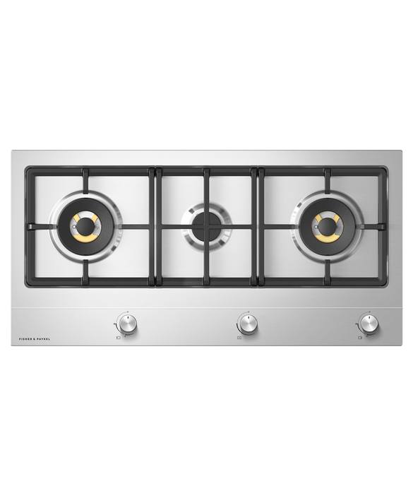 90cm Series 7 3 Burner Gas Cooktop, Natural Gas, pdp