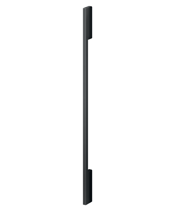 Square Fine Black Handle Kit for Integrated Refrigerator Freezer, 60cm, pdp