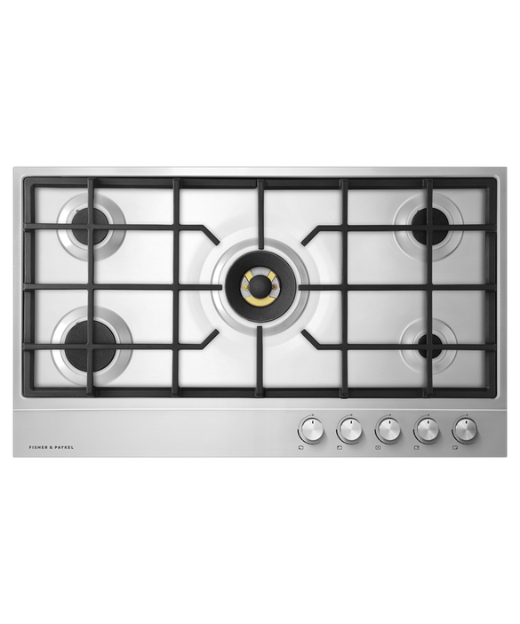 90cm Series 7 5 Burner Gas Cooktop, Natural Gas, pdp