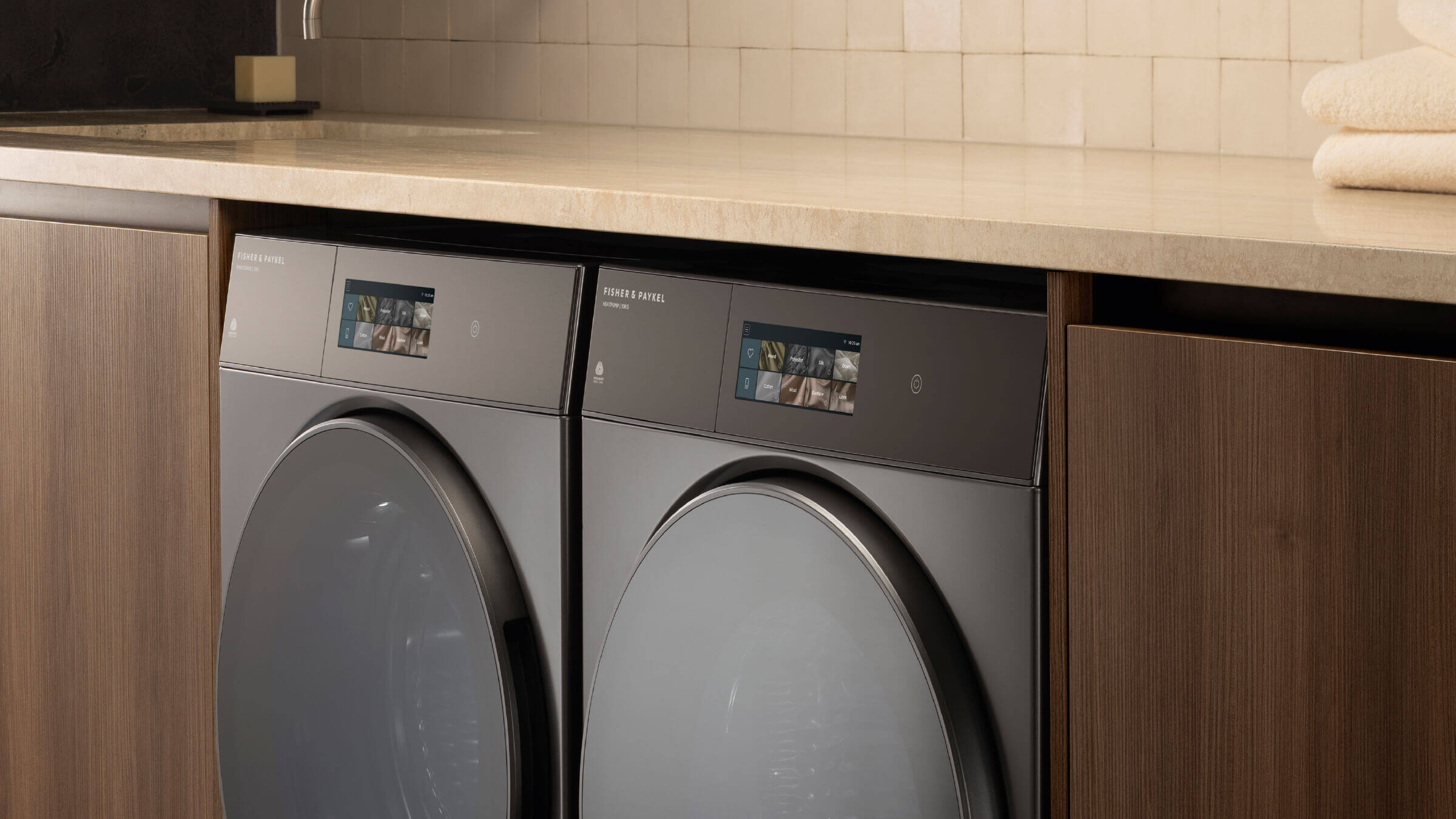 Contemporary washers and dryers synthetic