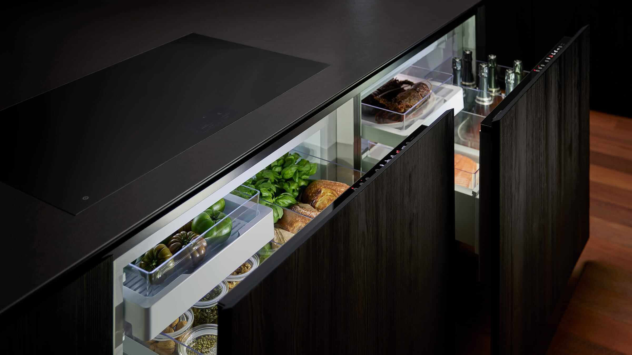 Fisher and Paykel washer and fabric care cabinet