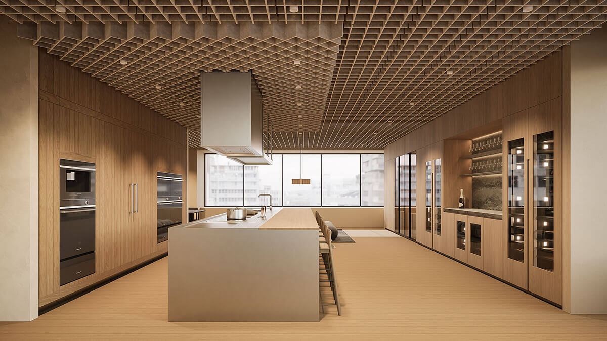 Demonstration Kitchen Featuring Fisher & Paykel Appliances at New York Experience Centre