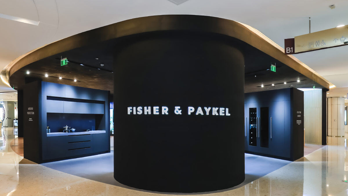 Demonstration Kitchen Featuring Fisher & Paykel Appliances at the Shanghai Experience Center.