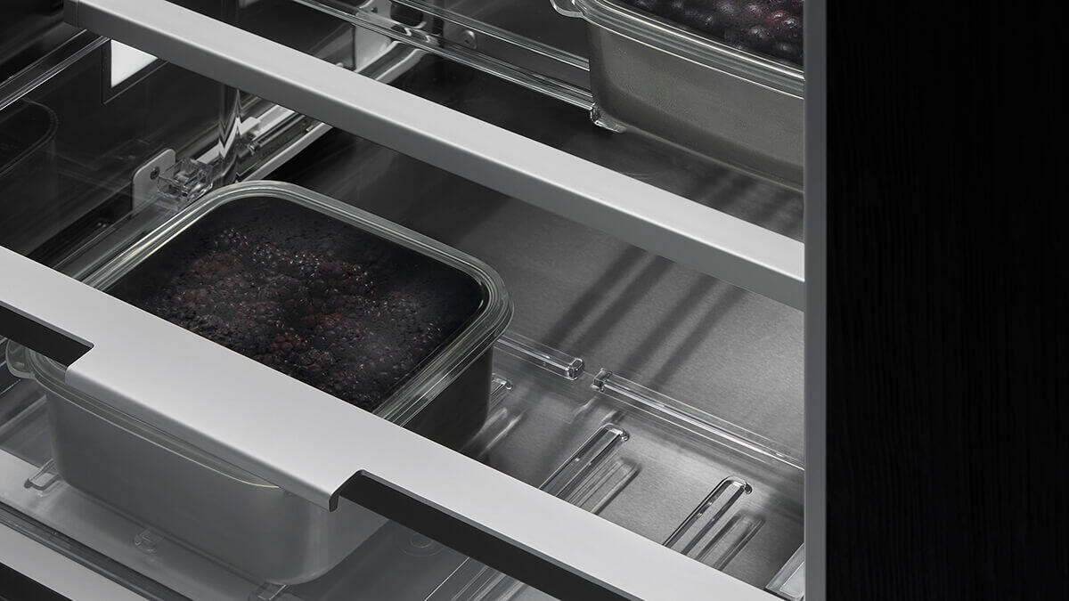 Sourdough bread dough stored in a Soft Freeze zone, ready for baking