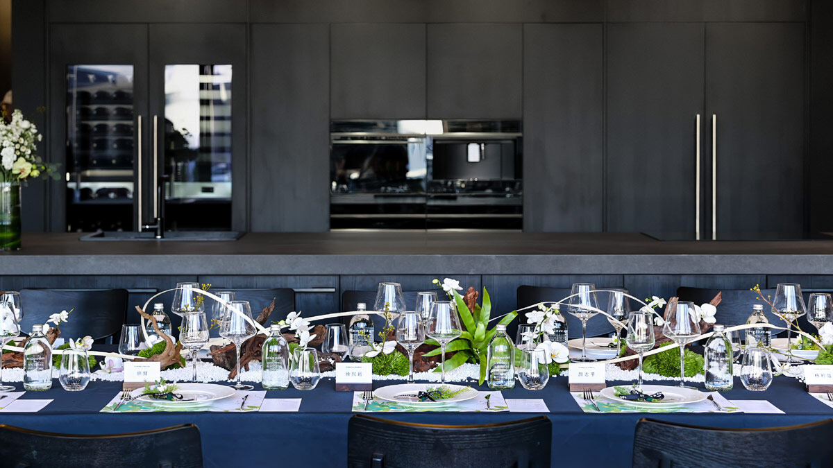Interior demonstration kitchen in Xiamen
