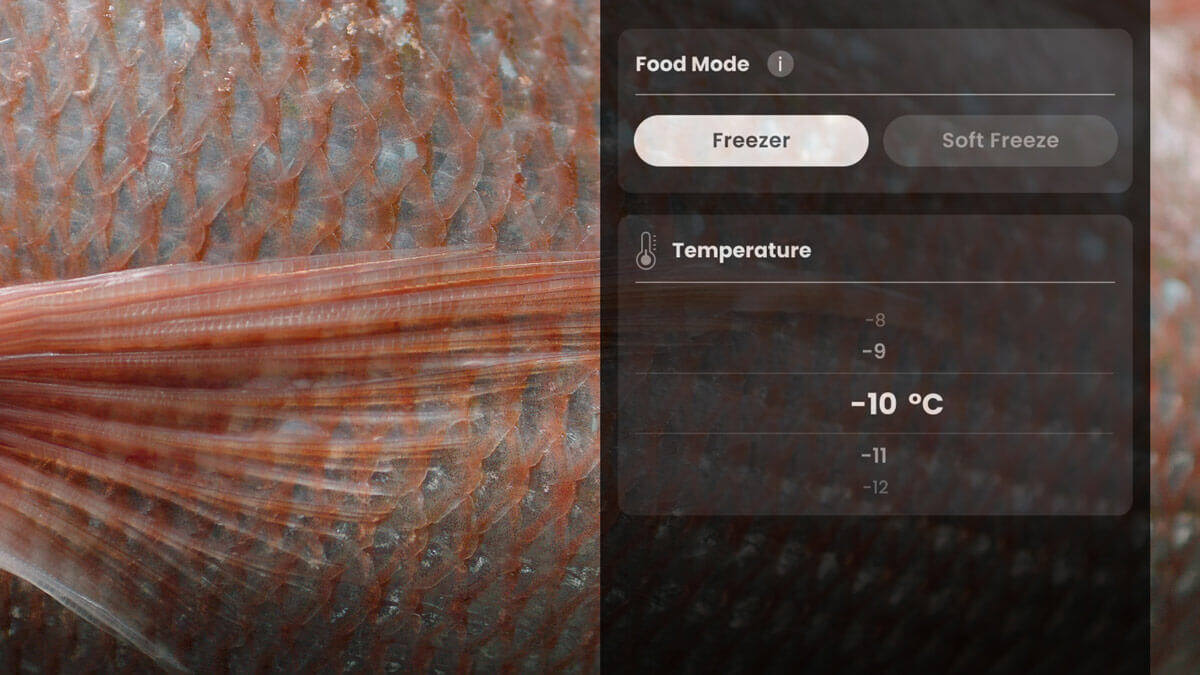SmartHQ app interface for configuring notifications and appliance settings