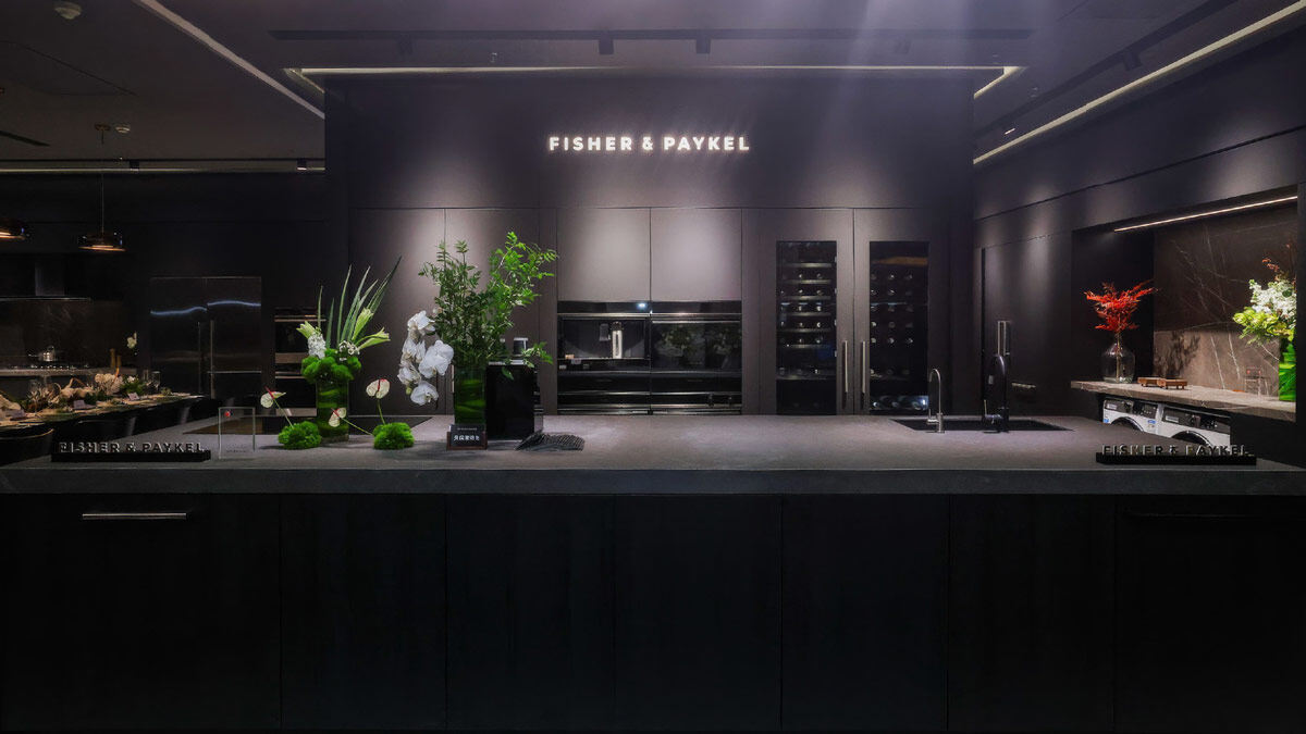Interior demonstration kitchen in Chengdu