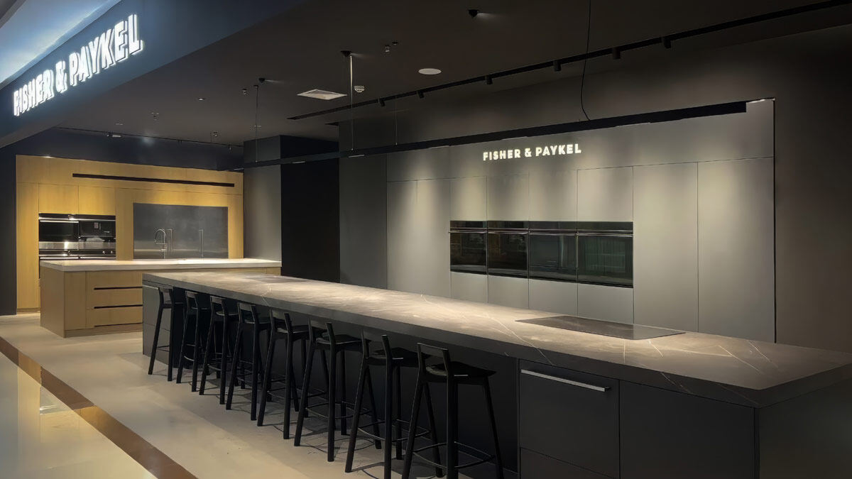 Interior demonstration kitchen in Huzhou
