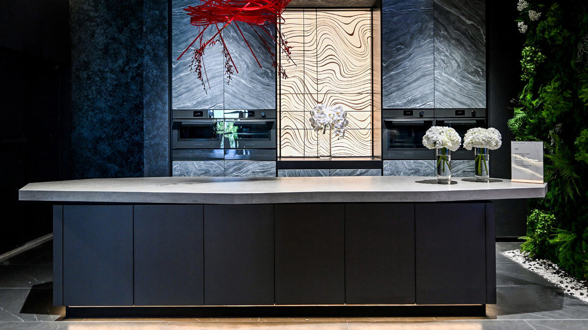 Interior demonstration kitchen in Qingdao