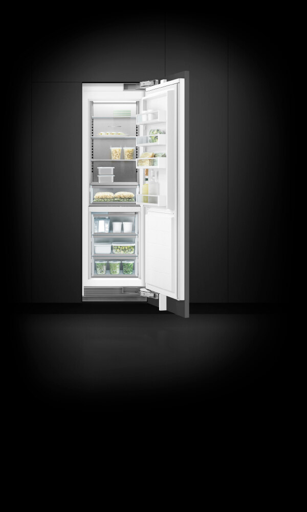 61cm Series 11 Integrated Column Freezer, Ice, hero