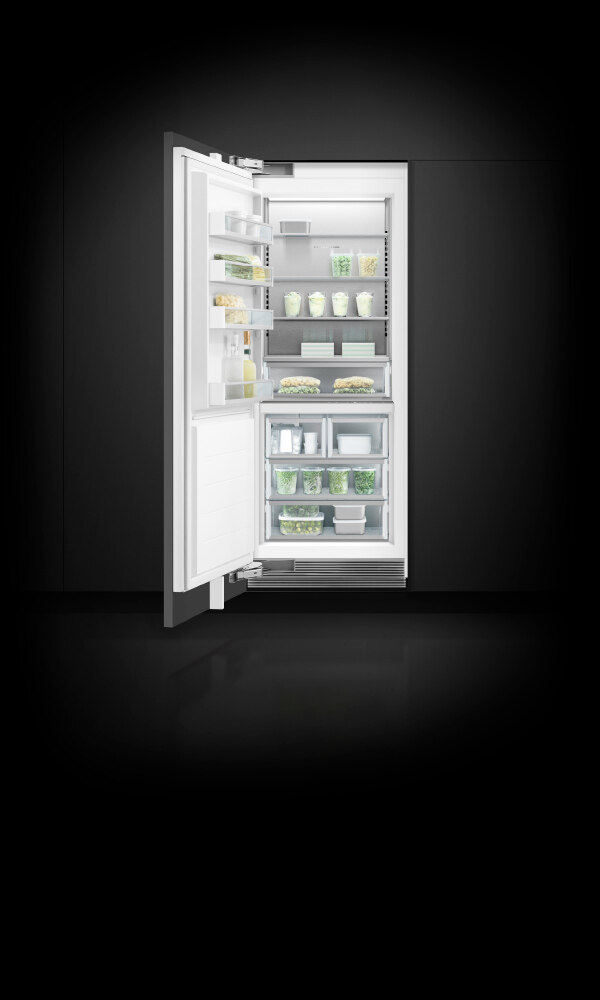 76cm Series 11 Integrated Column Freezer, Ice, hero