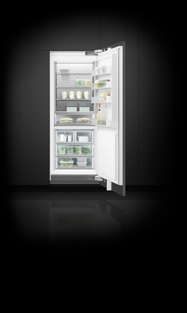 76cm Series 11 Integrated Column Freezer, Ice, hero